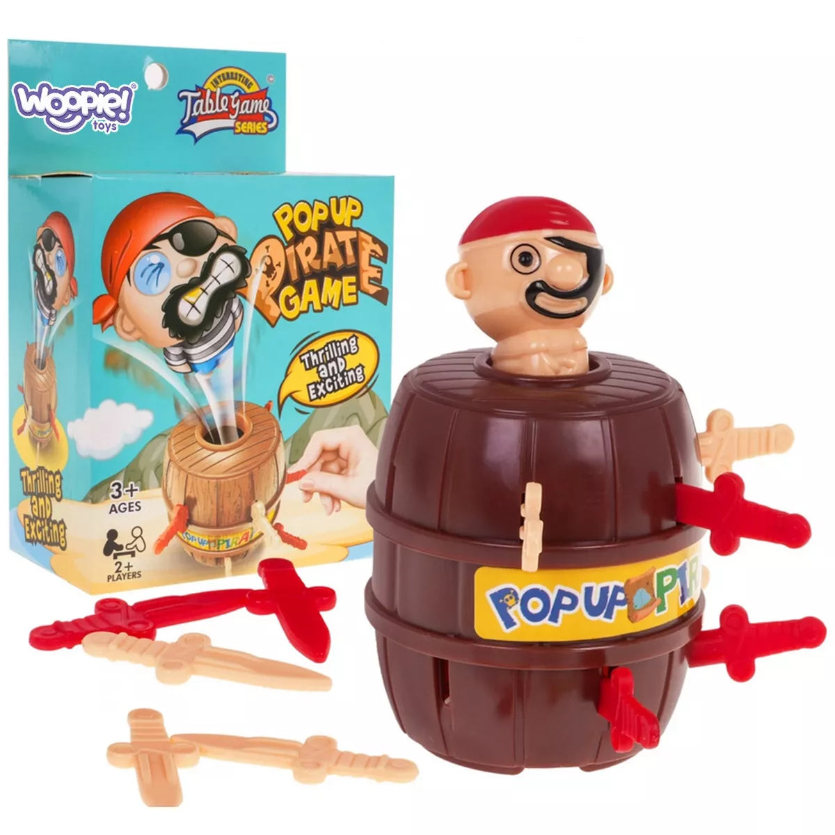WOOPIE arkadinis žaidimas „Išdykęs piratas statinėje šokinėja“
